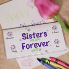 Sisters Forever Personalized Checkbook Cover